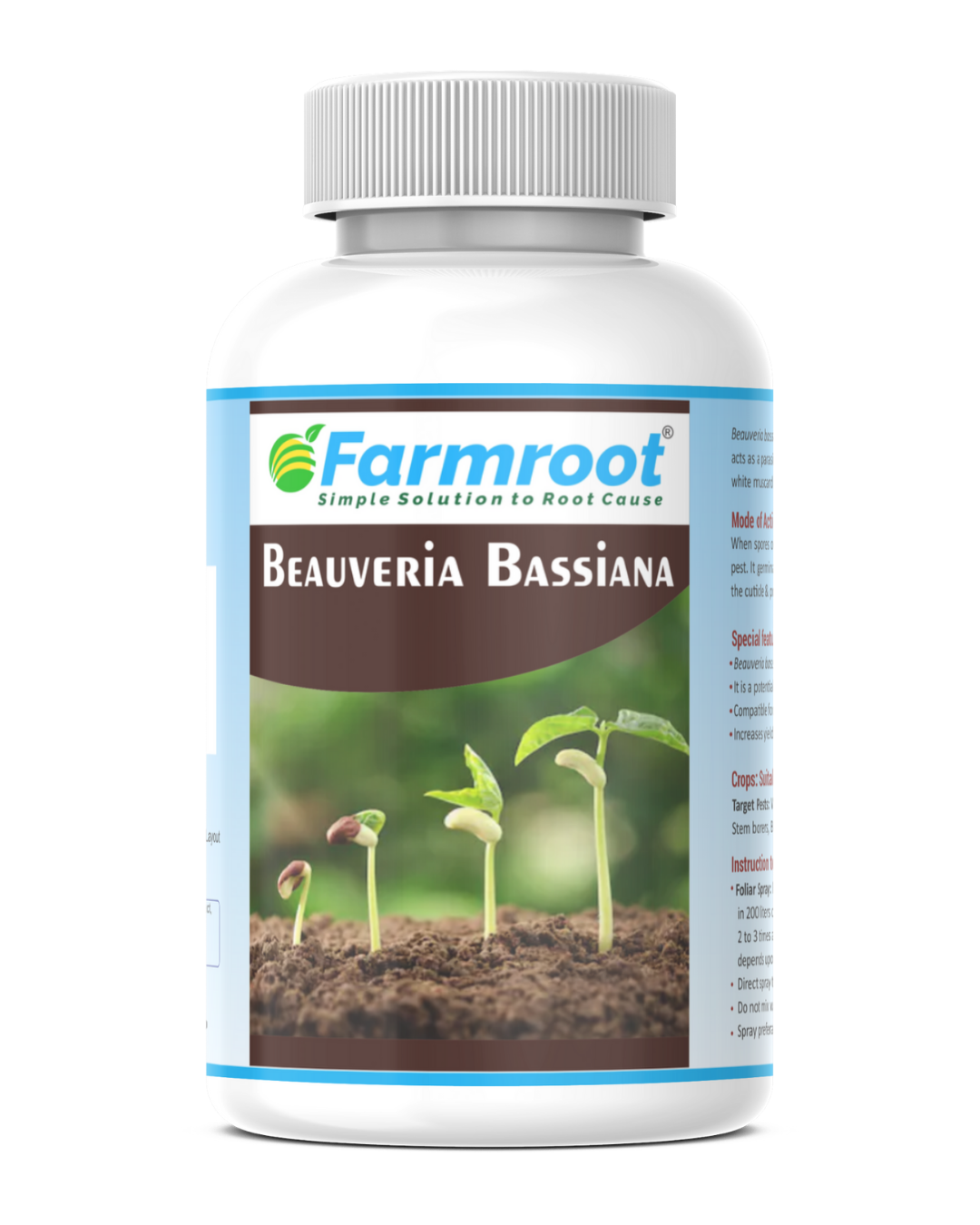 Farm Beauveria bassiana – Bio-Insecticide for Natural Pest Control (1 Ltr)