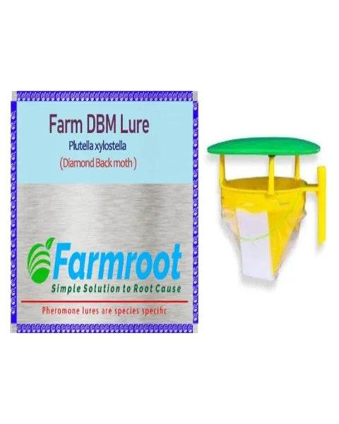 FARM DBM LURE + FUNNEL TRAP ( PACK OF 10) - FARMROOT AGRITECH