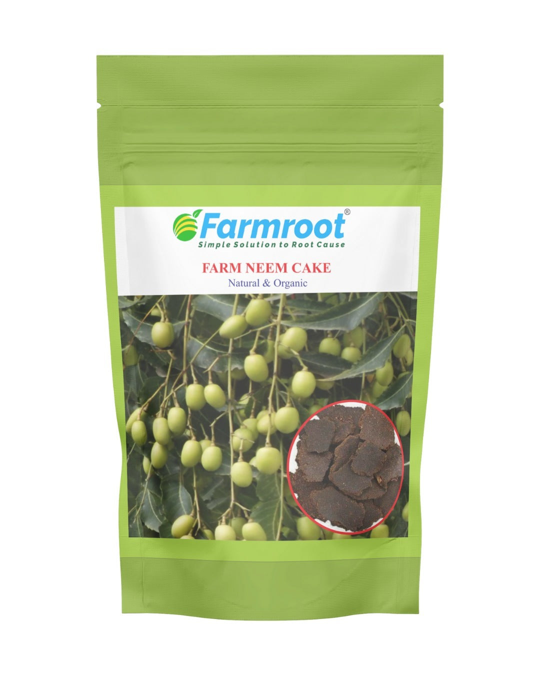Farmroot Neem Cake – Organic Fertilizer & Natural Pest Control for Soil Health
