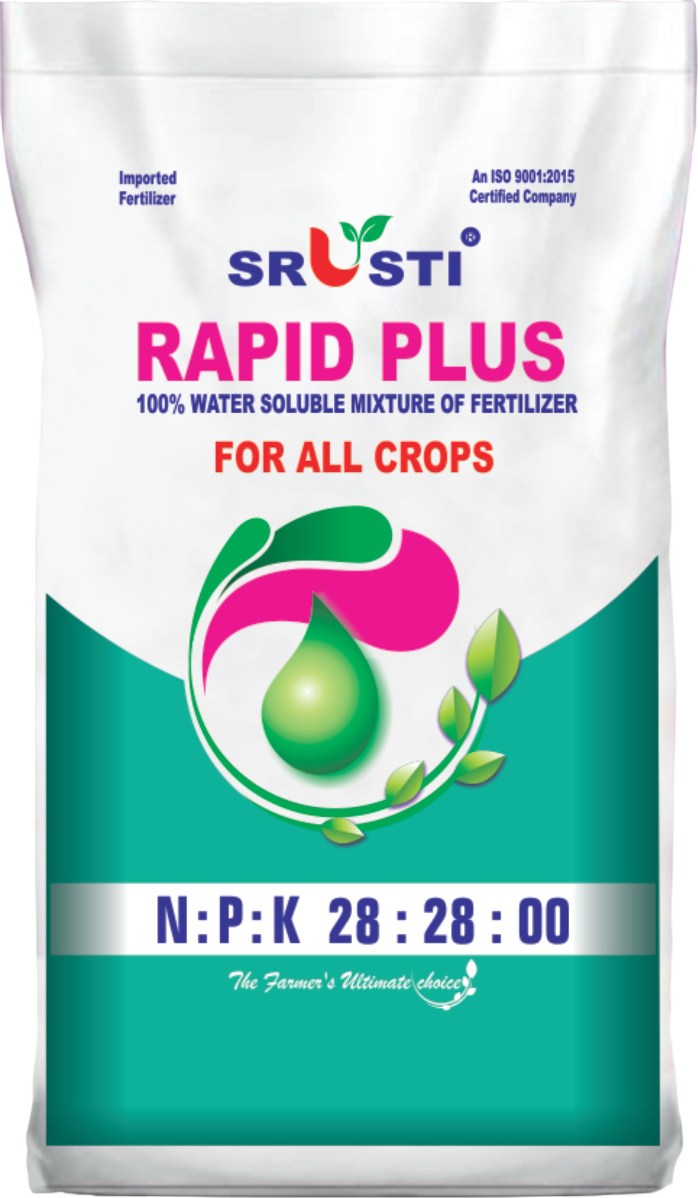 Farmroot NPK Rapid Plus (28-28-00) – Balanced Water-Soluble Fertilizer for Early Crop Growth