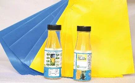 GLUE STICKY TRAPS (POLYBAGS 33 WITH 250 ML GLUE ) PACK OF 2 - FARMROOT AGRITECH